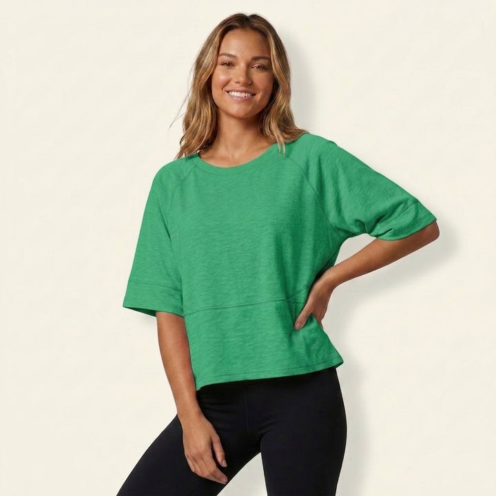 Women’s Flare Sleeve Loose Fit T-Shirt – Casual Chic Top