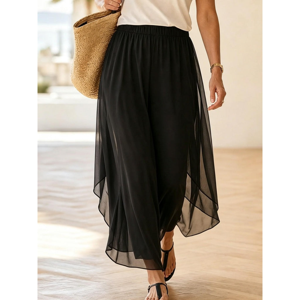 Women’s Asymmetric Wide Leg Pants