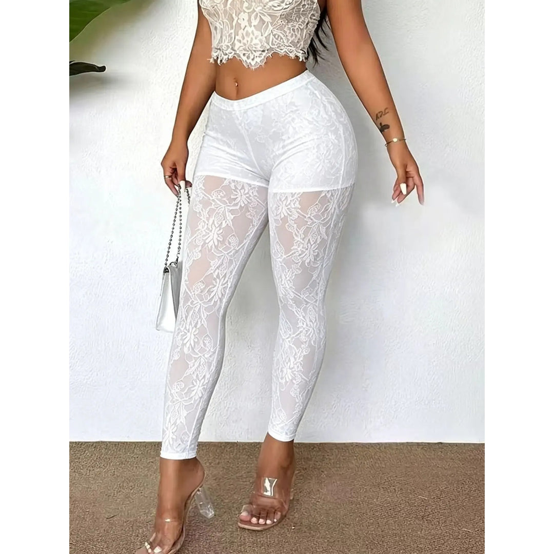 Women’s Lace Mesh Pants