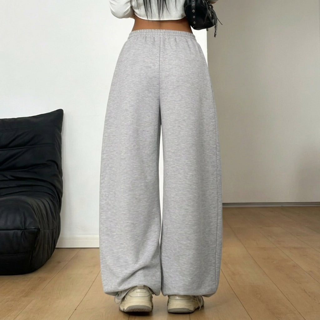 Women’s Y2K High Waisted Wide Leg Sweatpants