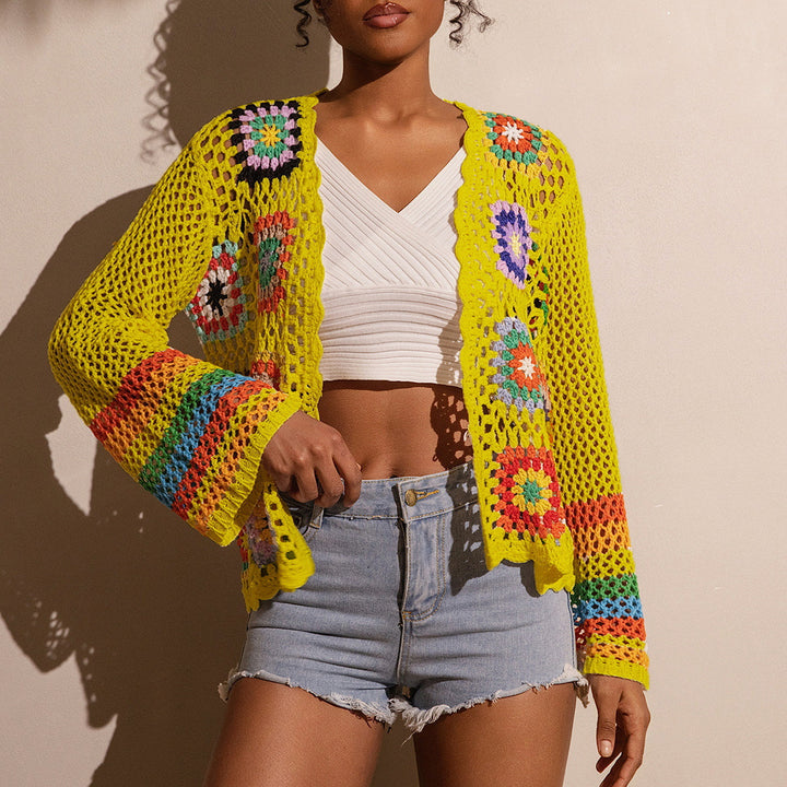 Women’s Boho Crochet Cardigan