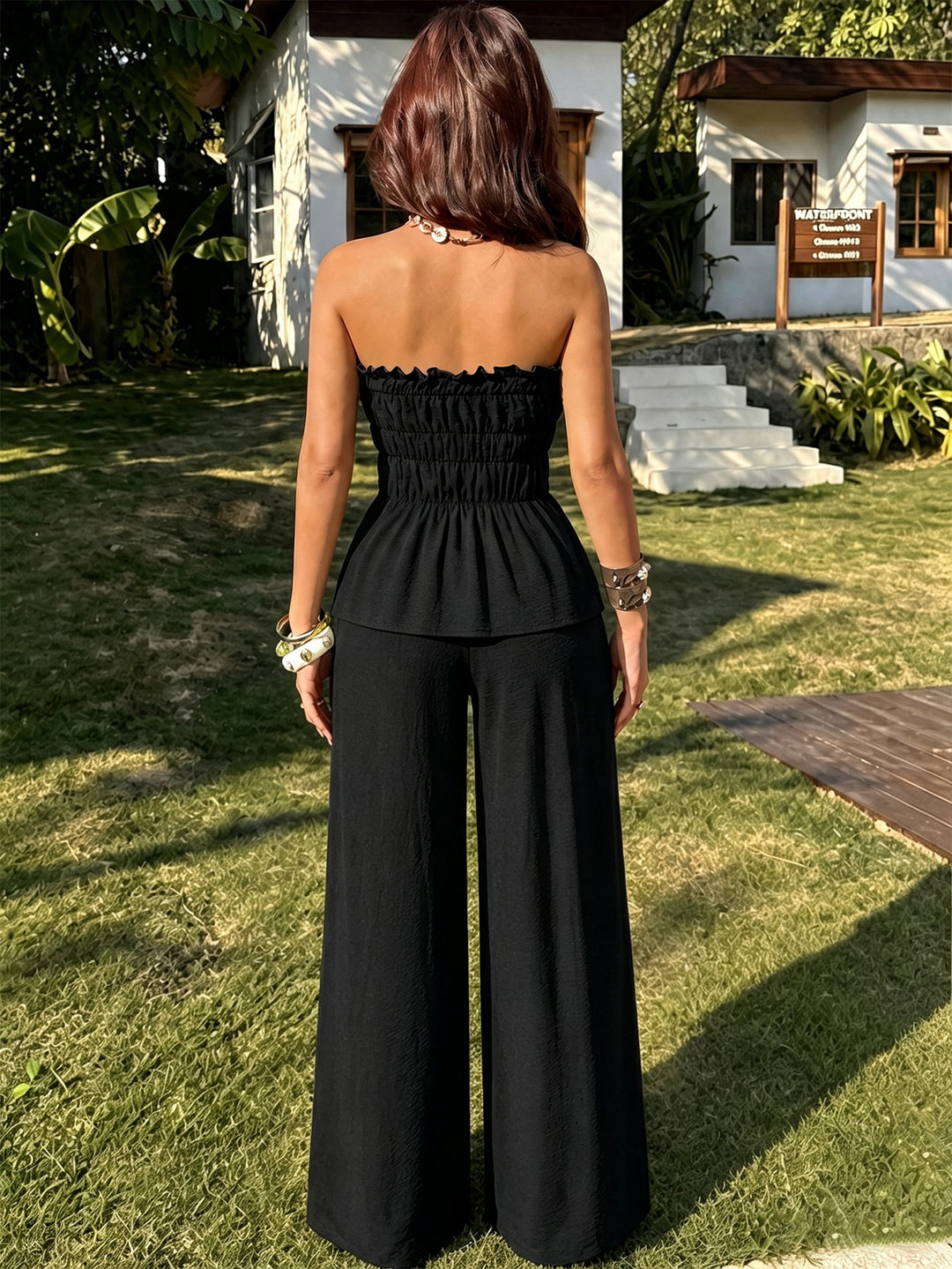 Women’s Off Shoulder Two Piece Set