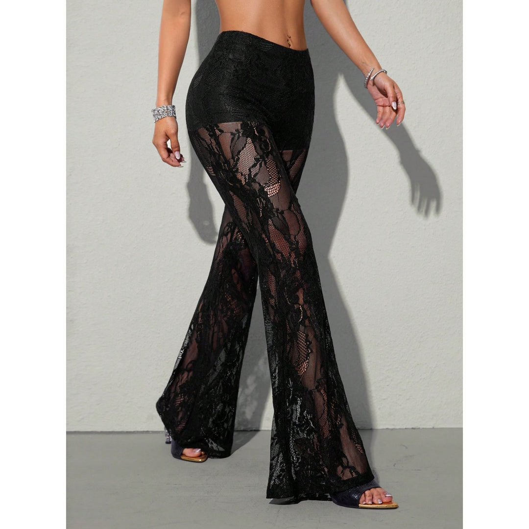 Women’s Lace Flare Pants