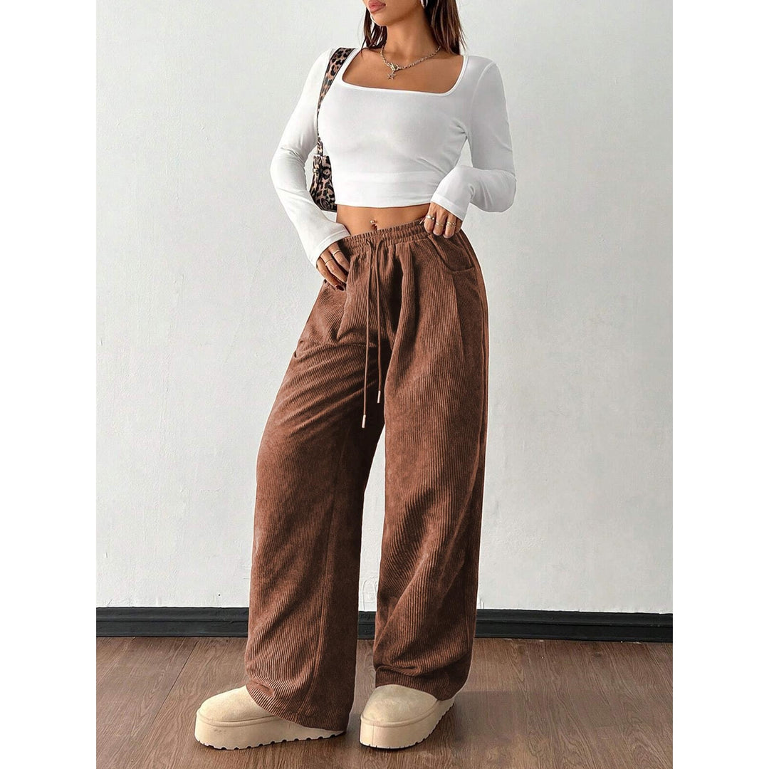Women’s Corduroy Wide Leg Pants
