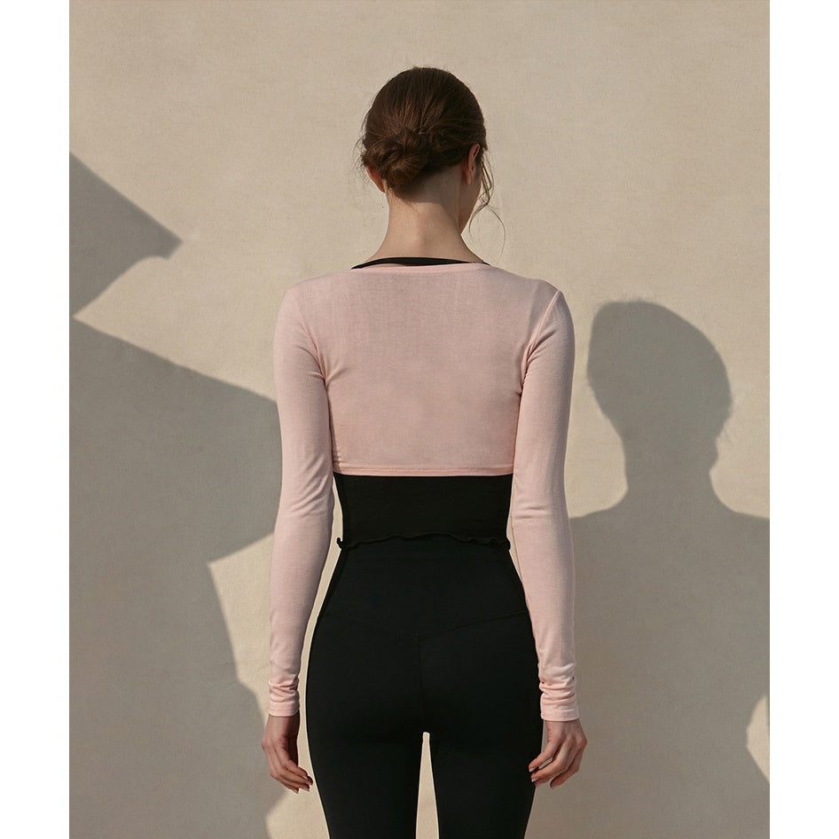 Women’s Lightweight Cropped Shrug – Long Sleeve Open Front Cardigan Top, Versatile Layering