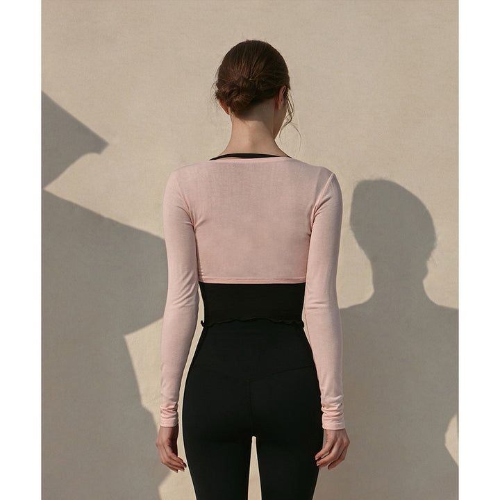 Women’s Lightweight Cropped Shrug – Long Sleeve Open Front Cardigan Top, Versatile Layering