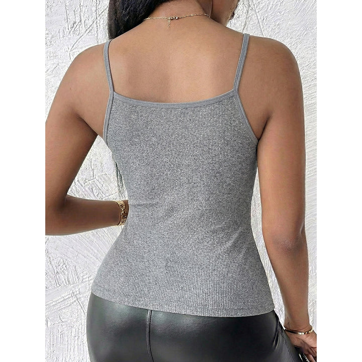 Women’s Lace Backless Cami Top – Slim-Fit Lace Trim Tank Top & Versatile Layering Vest