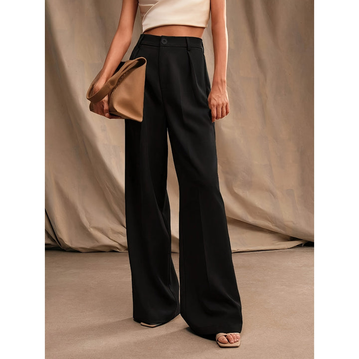 Women’s High-Waisted Elegant Wide-Leg Pants