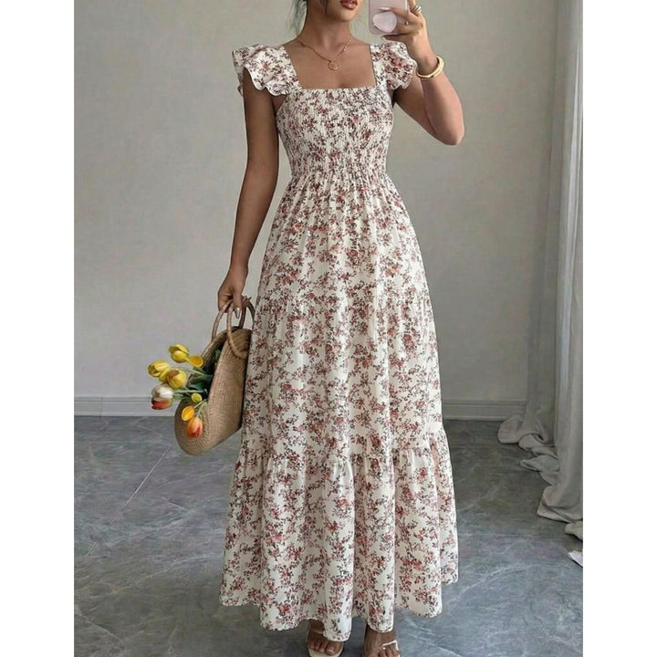 Women’s Floral Print Maxi Dress