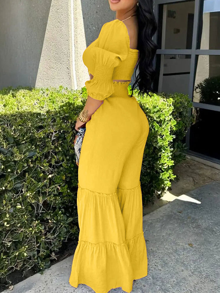 Women’s Ruffle Two Piece Set