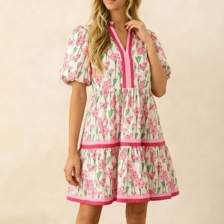 Women’s Printed A-Line Midi Dress