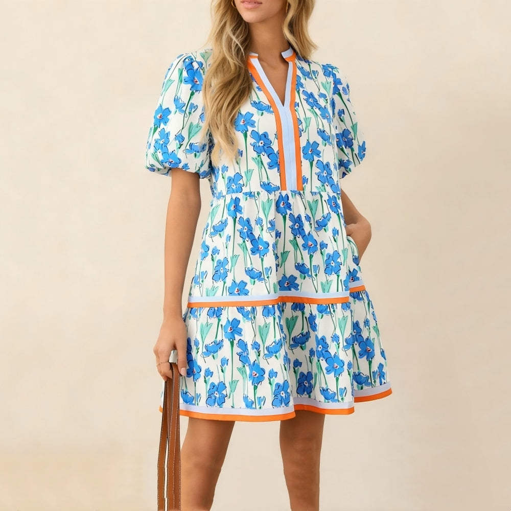 Women’s Printed A-Line Midi Dress