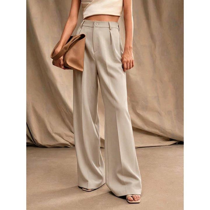 Women’s High-Waisted Elegant Wide-Leg Pants