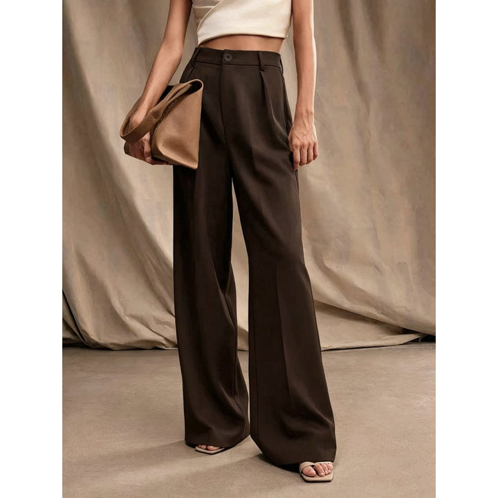 Women’s High-Waisted Elegant Wide-Leg Pants