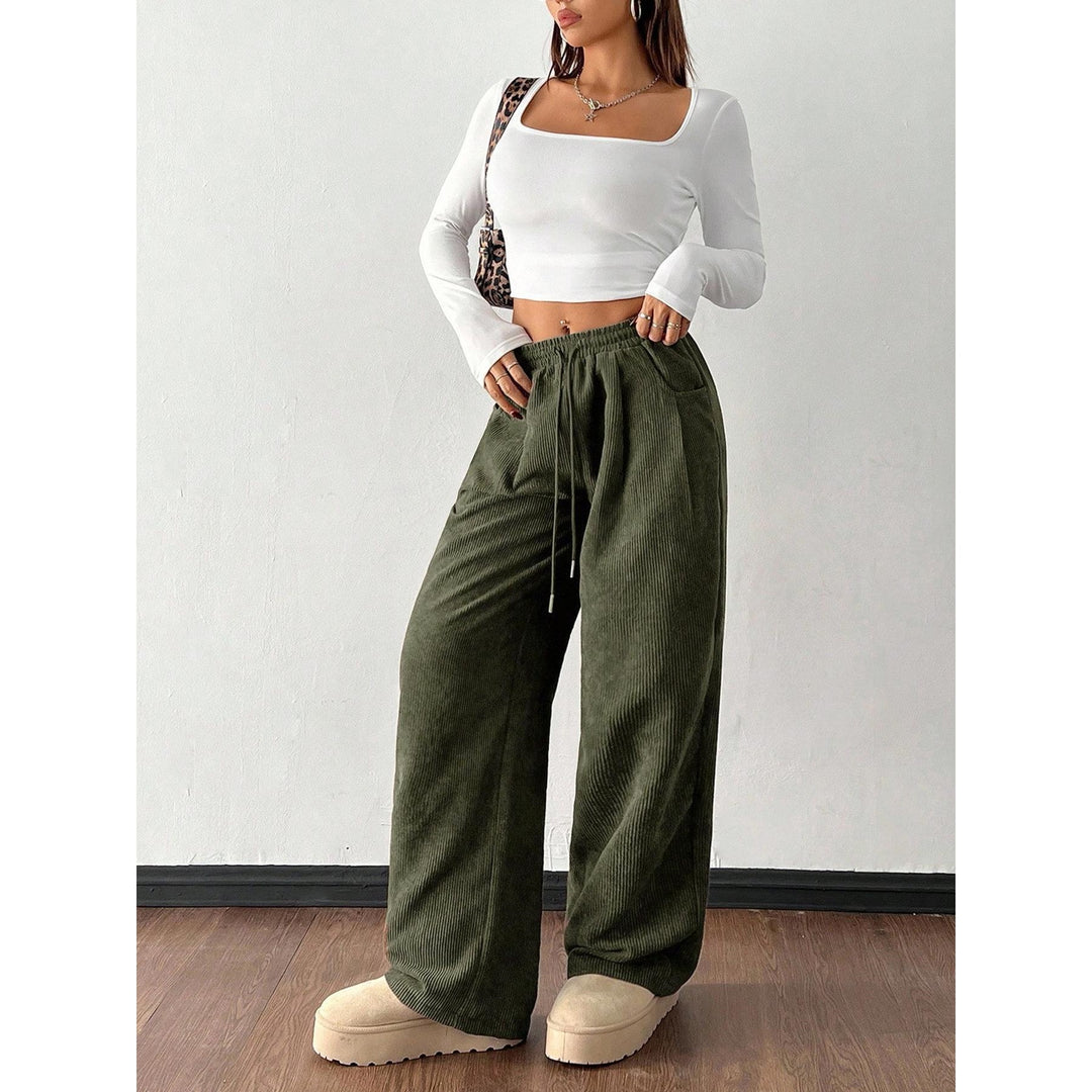 Women’s Corduroy Wide Leg Pants