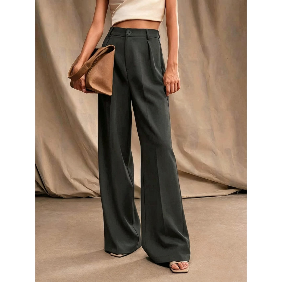 Women’s High-Waisted Elegant Wide-Leg Pants