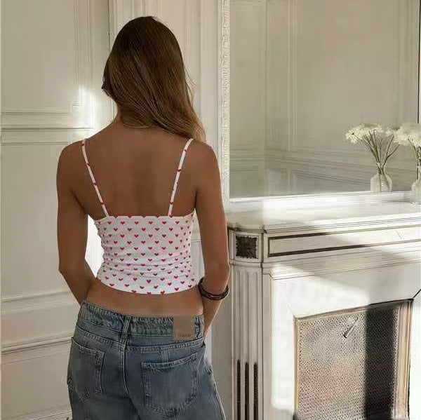 Women’s Polka Dot Cami Top--Y2K Vintage Style