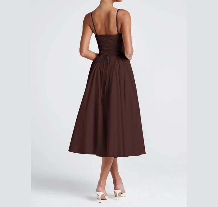 Women’s Elegant Spaghetti Strap Maxi Dress