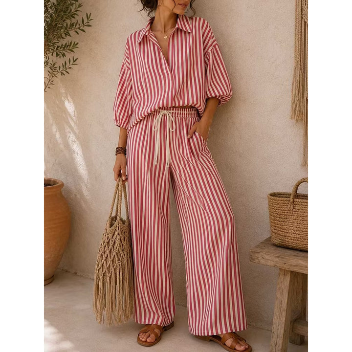 Women’s Striped 2-Piece Set