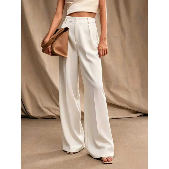 Women’s High-Waisted Elegant Wide-Leg Pants
