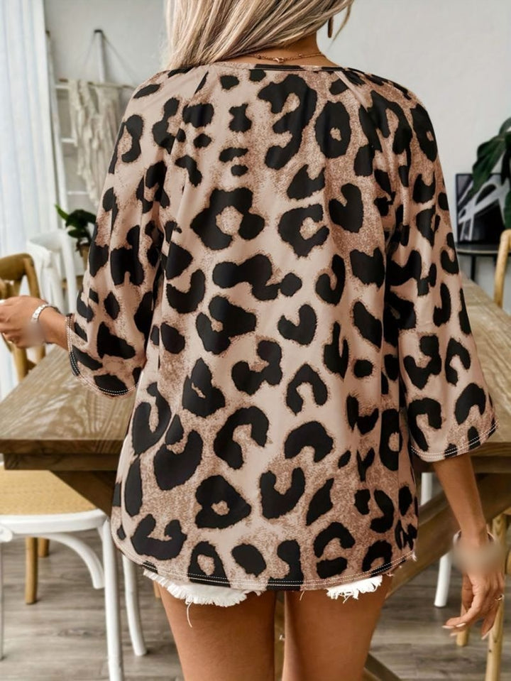 Women’s Leopard Print Blouse