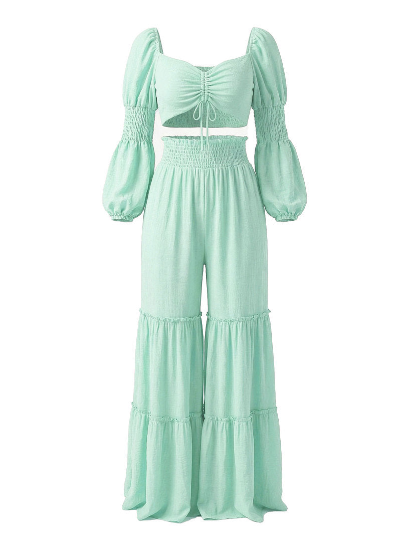Women’s Ruffle Two Piece Set