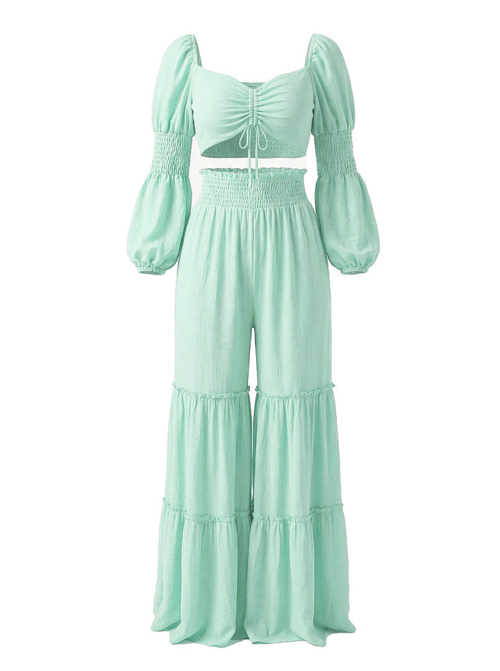 Women’s Ruffle Two Piece Set