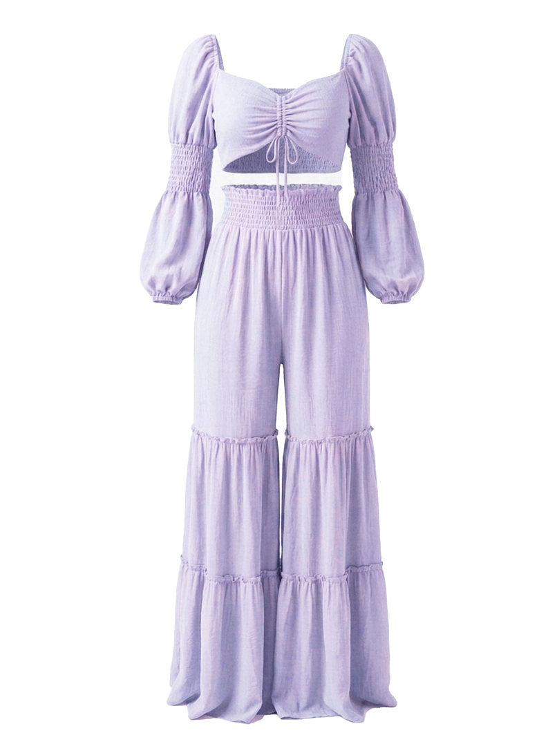 Women’s Ruffle Two Piece Set