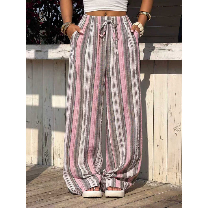 Women’s Striped Wide Leg Pants