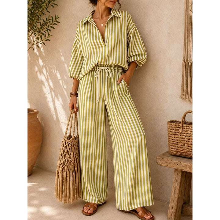 Women’s Striped 2-Piece Set