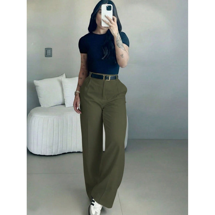 Women’s High Waisted Wide Leg Suit Pants