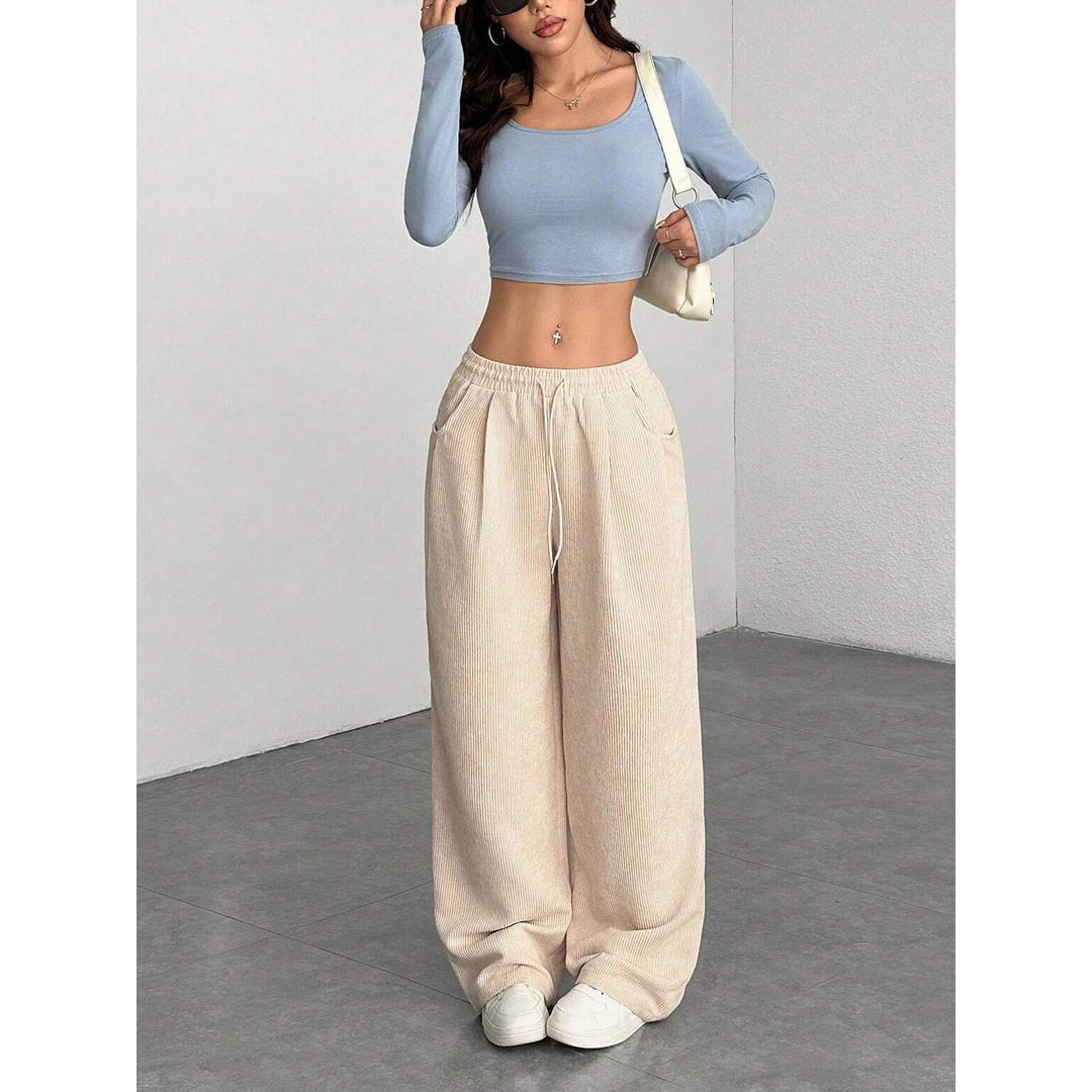 Women’s Corduroy Wide Leg Pants