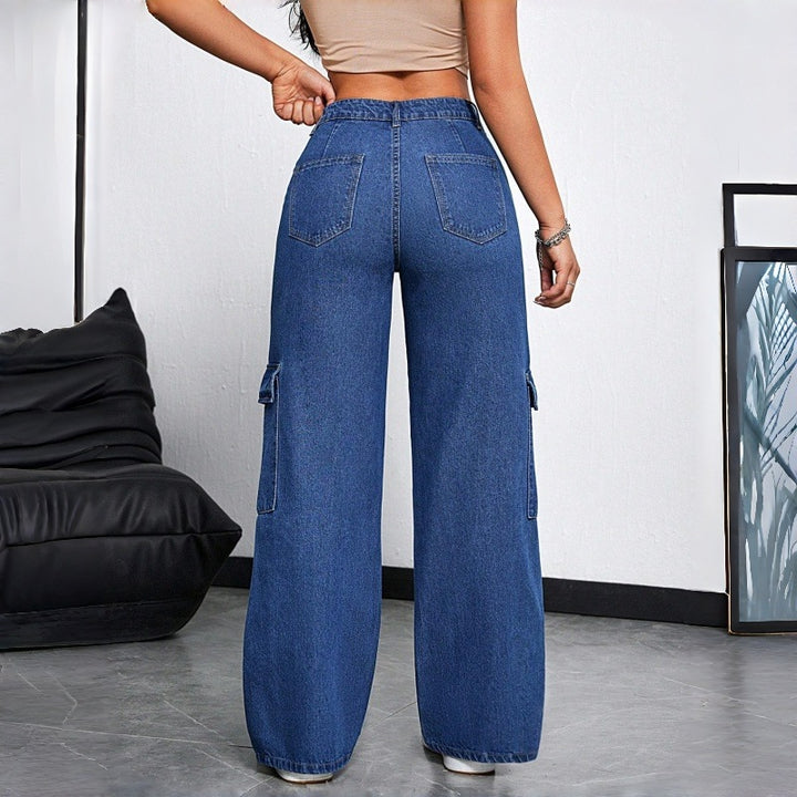 Women’s Wide-Leg Cargo Jeans