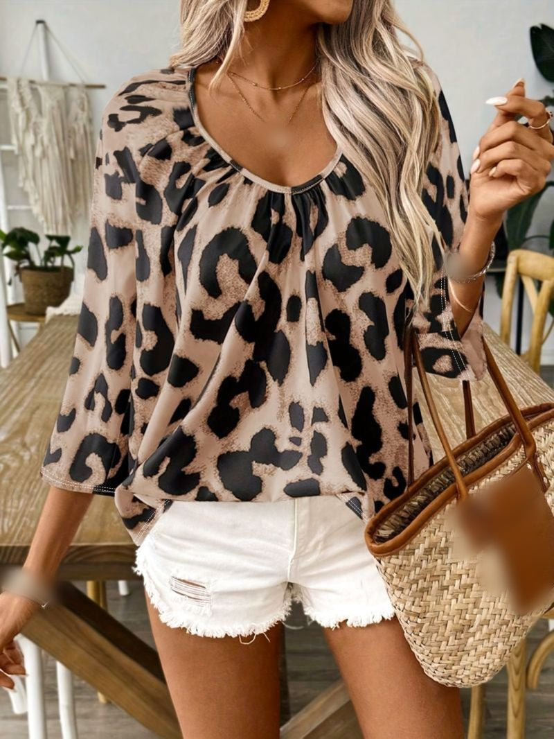 Women’s Leopard Print Blouse