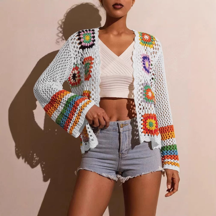 Women’s Boho Crochet Cardigan