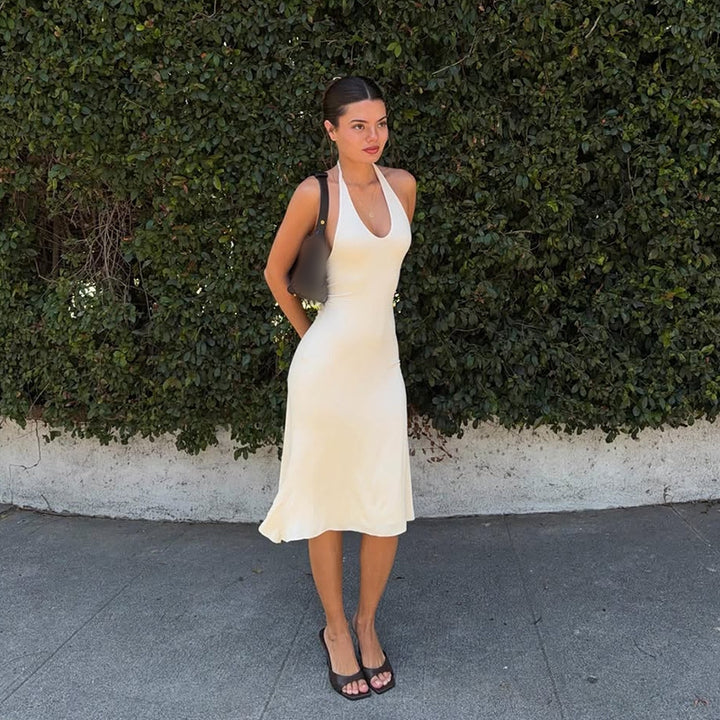 Women’s Halter Backless Mermaid Dress