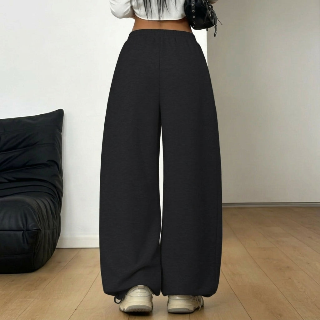 Women’s Y2K High Waisted Wide Leg Sweatpants