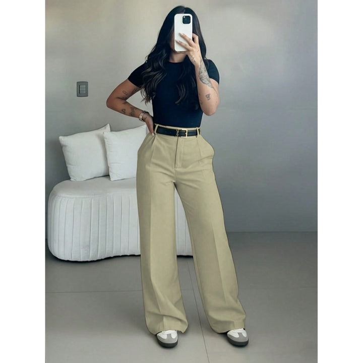 Women’s High Waisted Wide Leg Suit Pants
