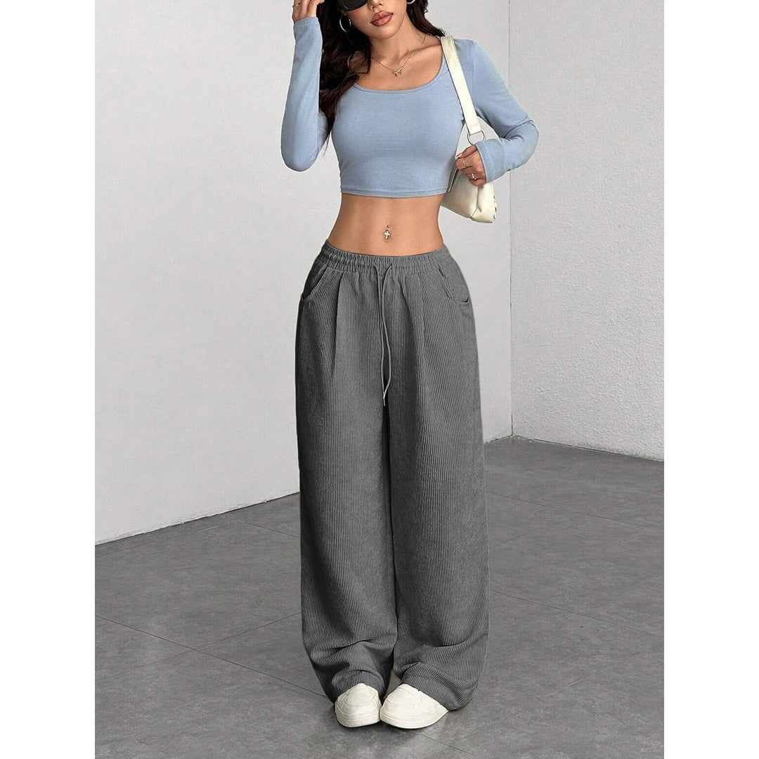Women’s Corduroy Wide Leg Pants