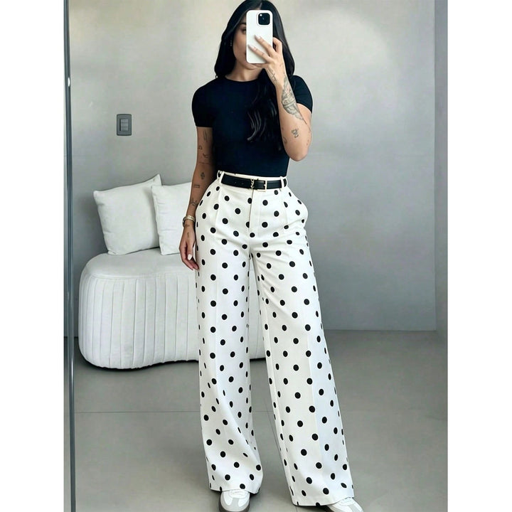 Women’s High Waisted Wide Leg Suit Pants