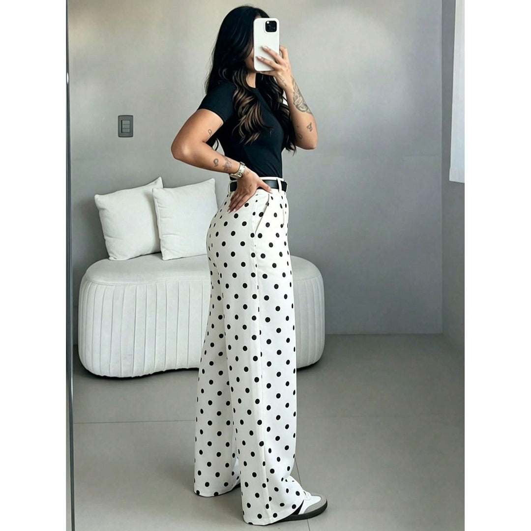 Women’s High Waisted Wide Leg Suit Pants