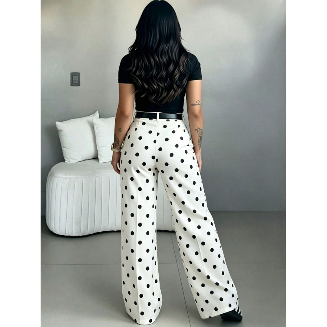 Women’s High Waisted Wide Leg Suit Pants