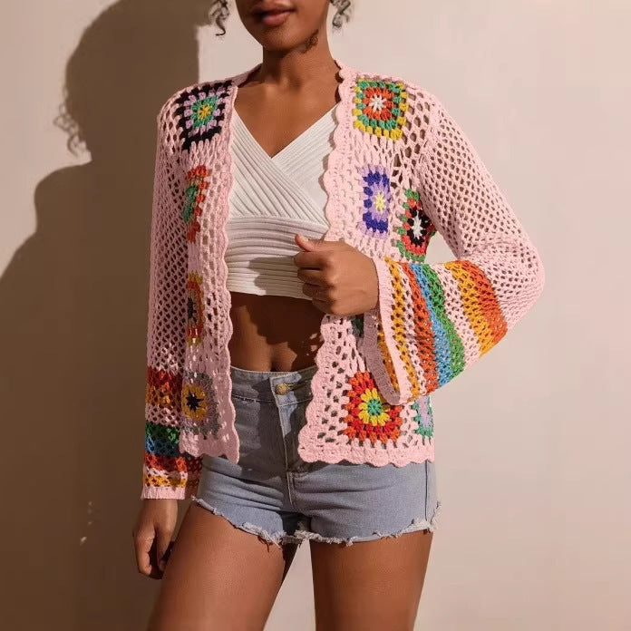 Women’s Boho Crochet Cardigan