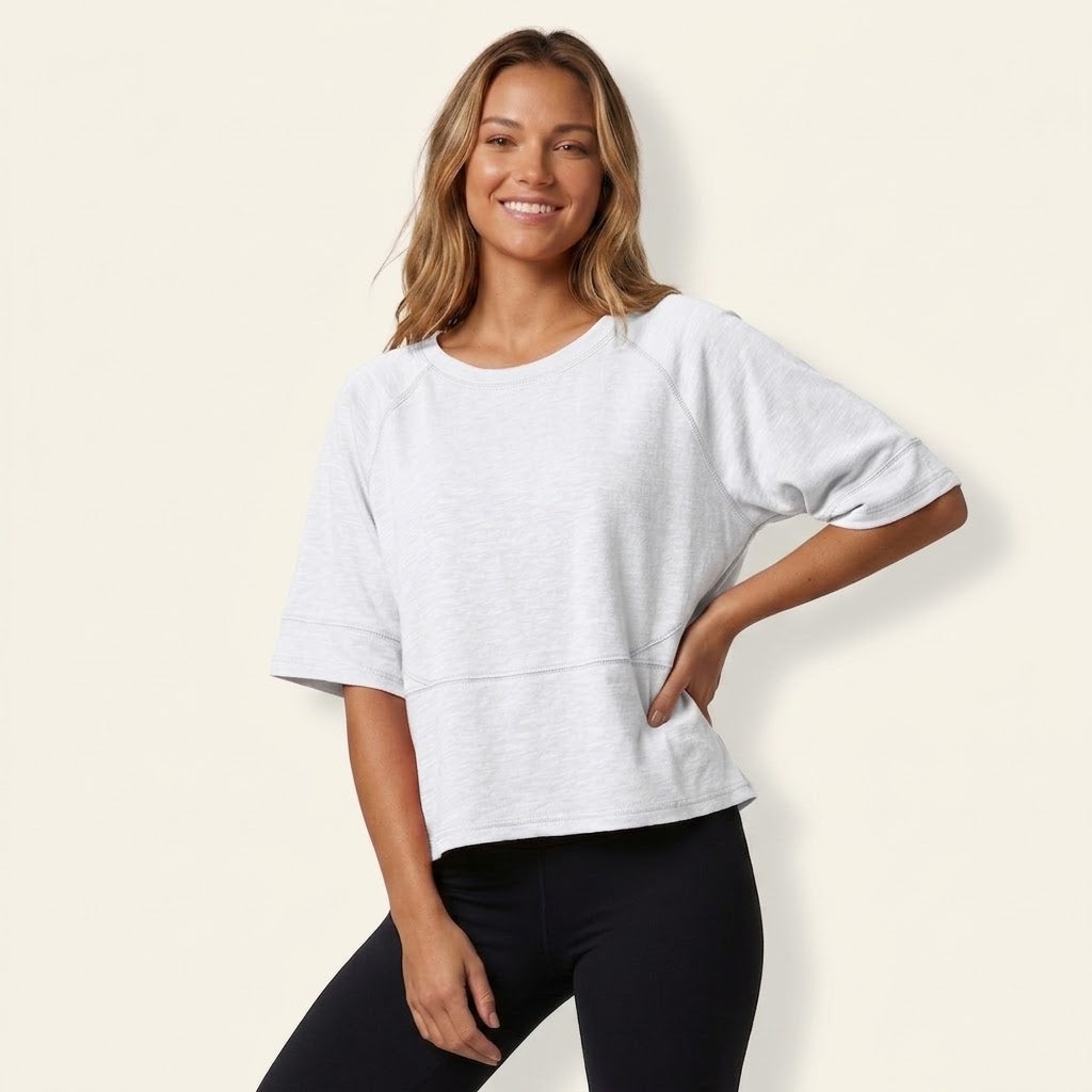 Women’s Flare Sleeve Loose Fit T-Shirt – Casual Chic Top