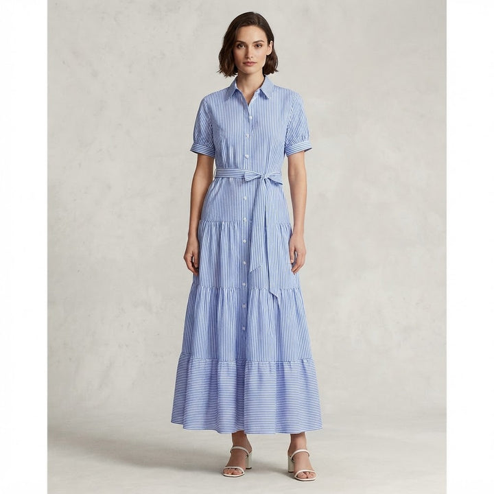 Women’s Striped Midi Dress