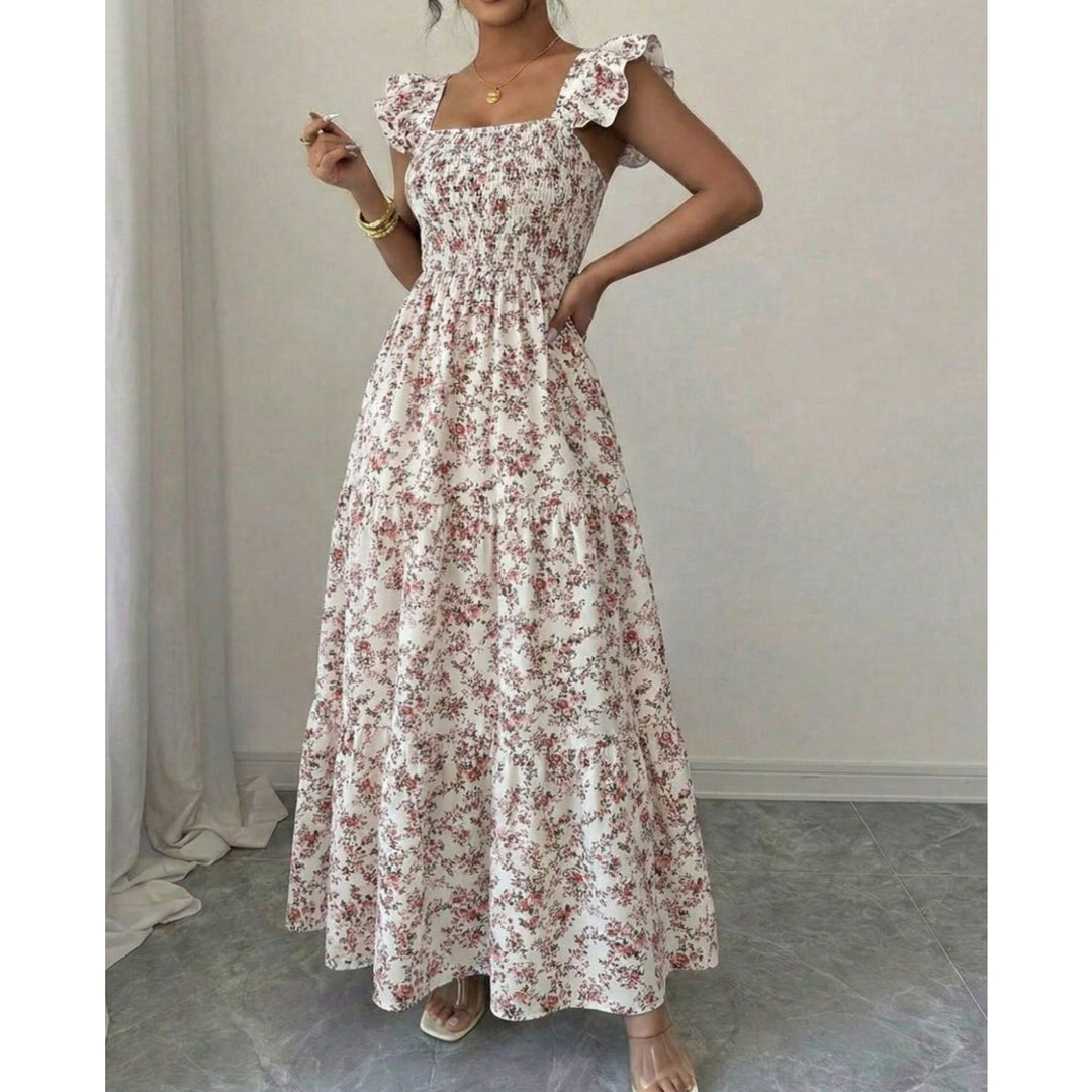 Women’s Floral Print Maxi Dress