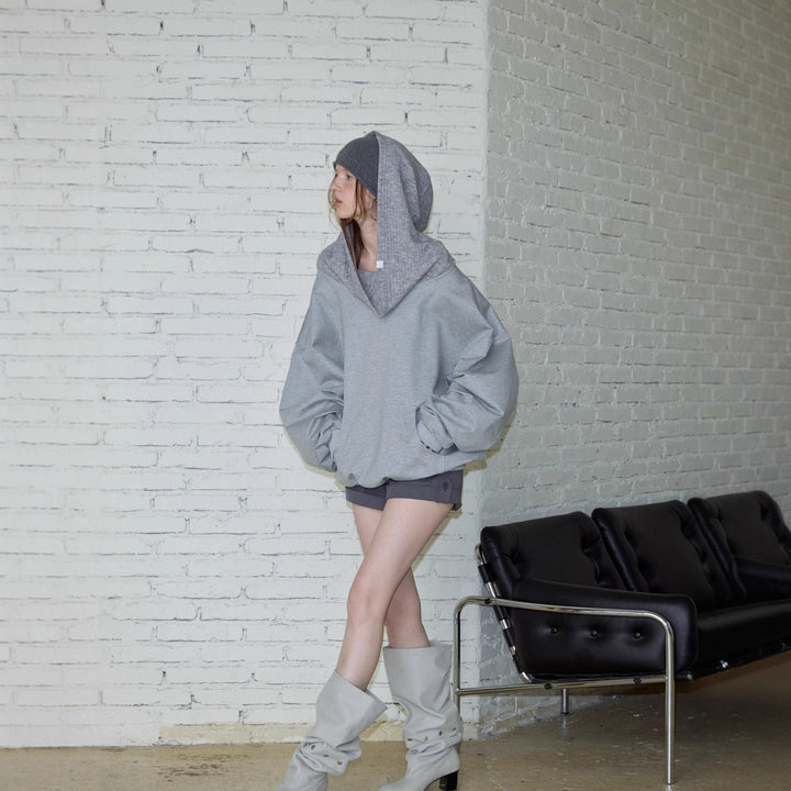 Women’s Off-Shoulder Hoodie Sweatshirt