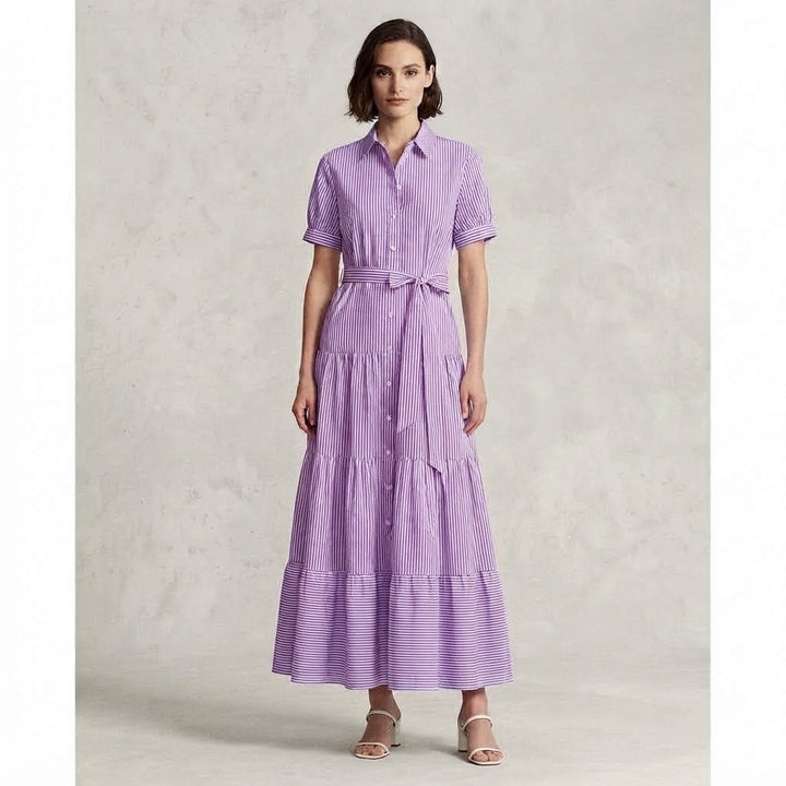 Women’s Striped Midi Dress