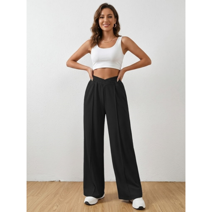 Women’s Casual High Waisted Leg Sweatpants