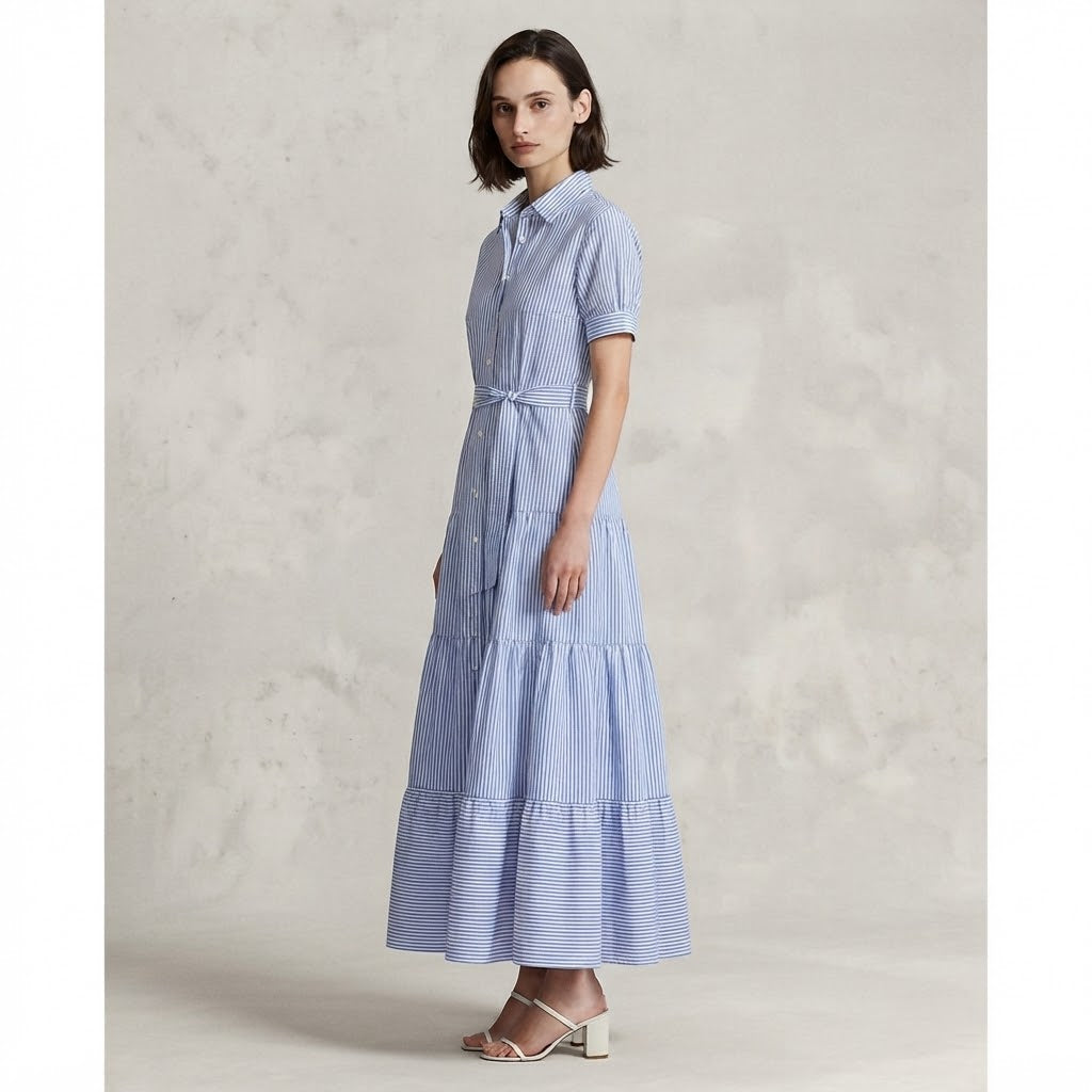 Women’s Striped Midi Dress